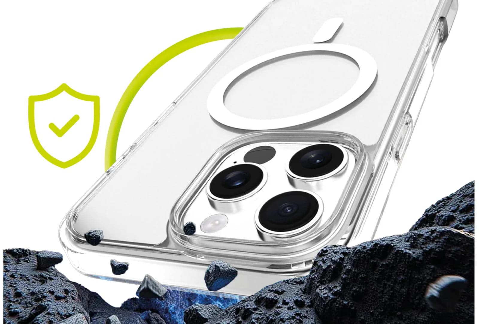MagSafe kryt iPhone 16 Pro Mobile Origin Easy Hybrid - průhledný - náhled 5