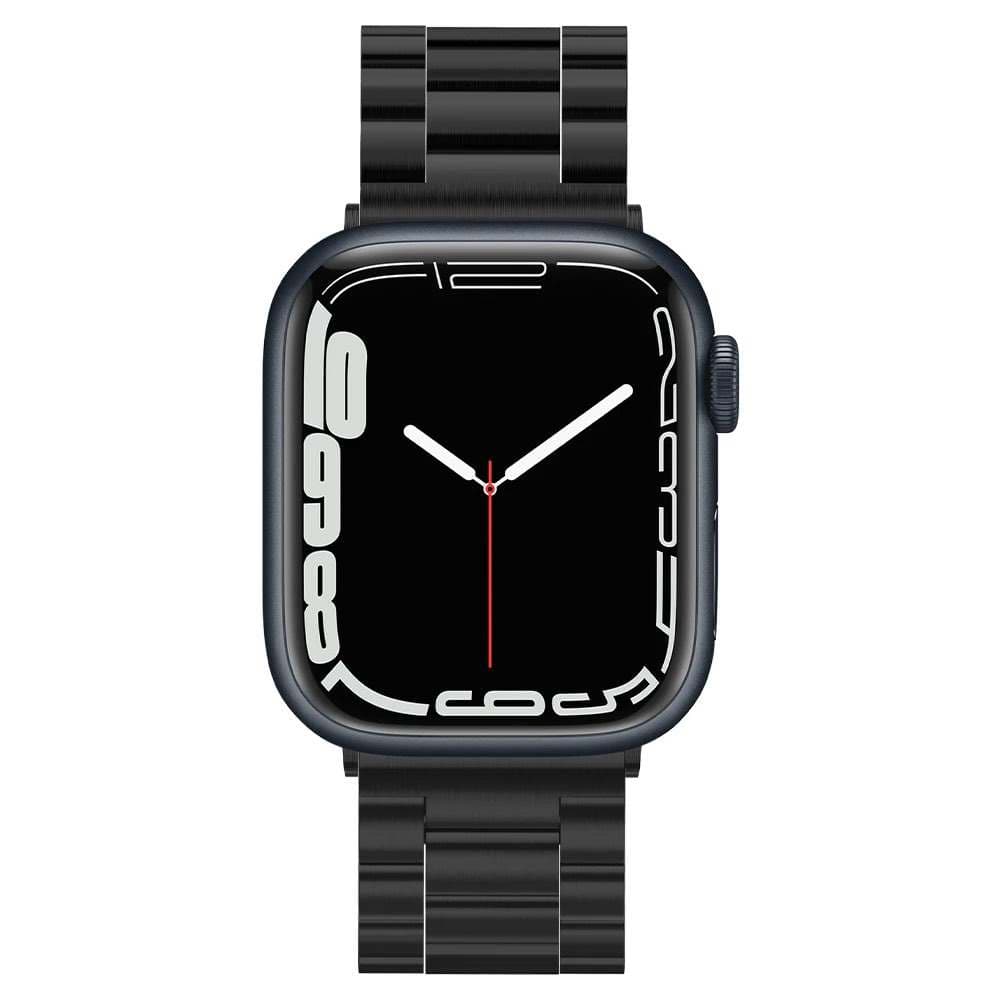 Řemínek pro Apple Watch 42/44mm Spigen Modern Fit - černý - náhled 4