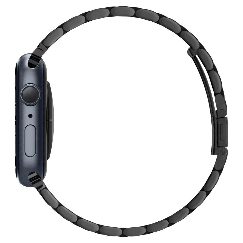 Řemínek pro Apple Watch 42/44mm Spigen Modern Fit - černý - náhled 2