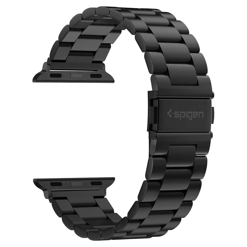 Řemínek pro Apple Watch 42/44mm Spigen Modern Fit - černý - náhled 3