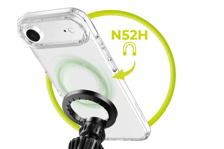 MagSafe kryt pro iPhone Air Mobile Origin Easy Hybrid - průhledný - náhled 3