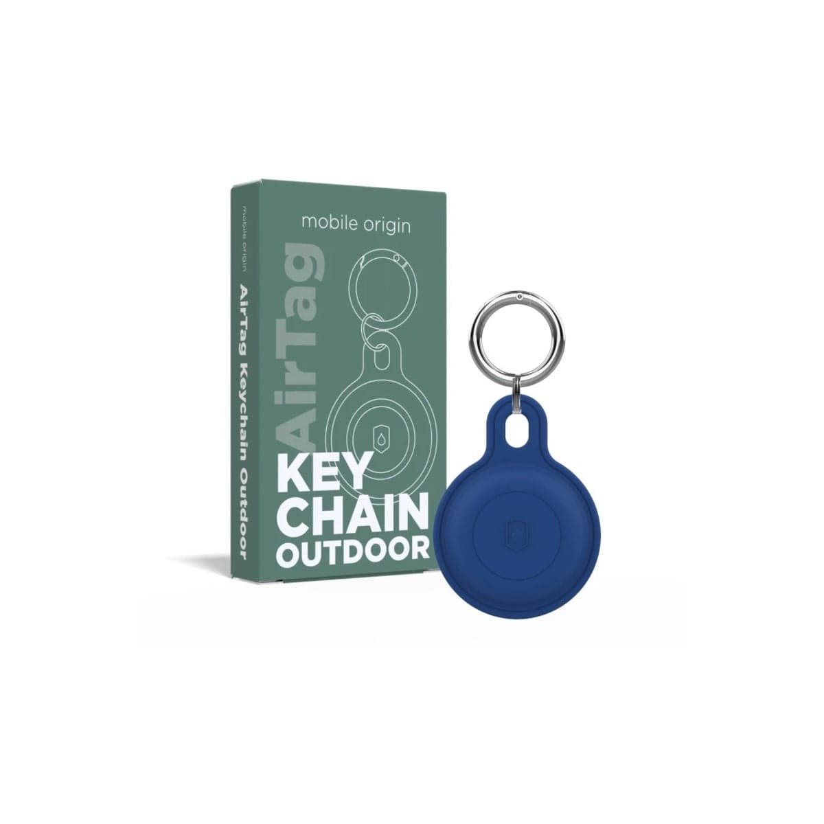 Přívěšek pro AirTag Mobile Origin Airtag Outdoor KeyChain - modrý - náhled 2