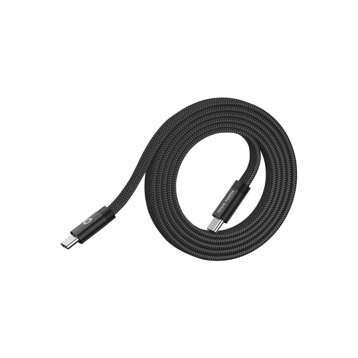Magnetický 60W nabíjecí kabel Mobile Origin Original Flat Cable USB-C / USB-C 1 m - černý - náhled 3