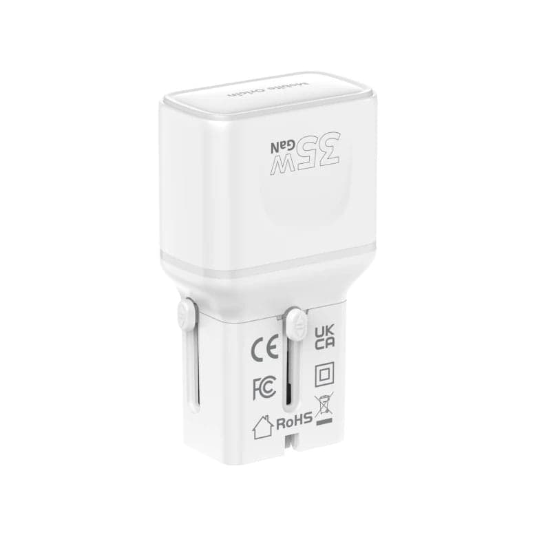 35W cestovní adaptér Mobile Origin PW25 - bílý - náhled 2