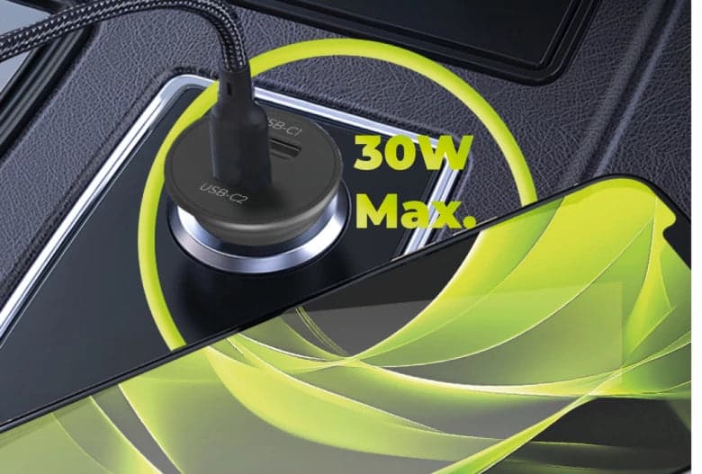 30W autonabíječka Mobile Origin CA20 - 2× USB-C - náhled 5