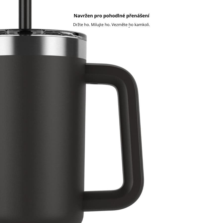 Chytrý termohrnek HidrateSpark PRO 2 Tumbler 887 ml - černý - náhled 5
