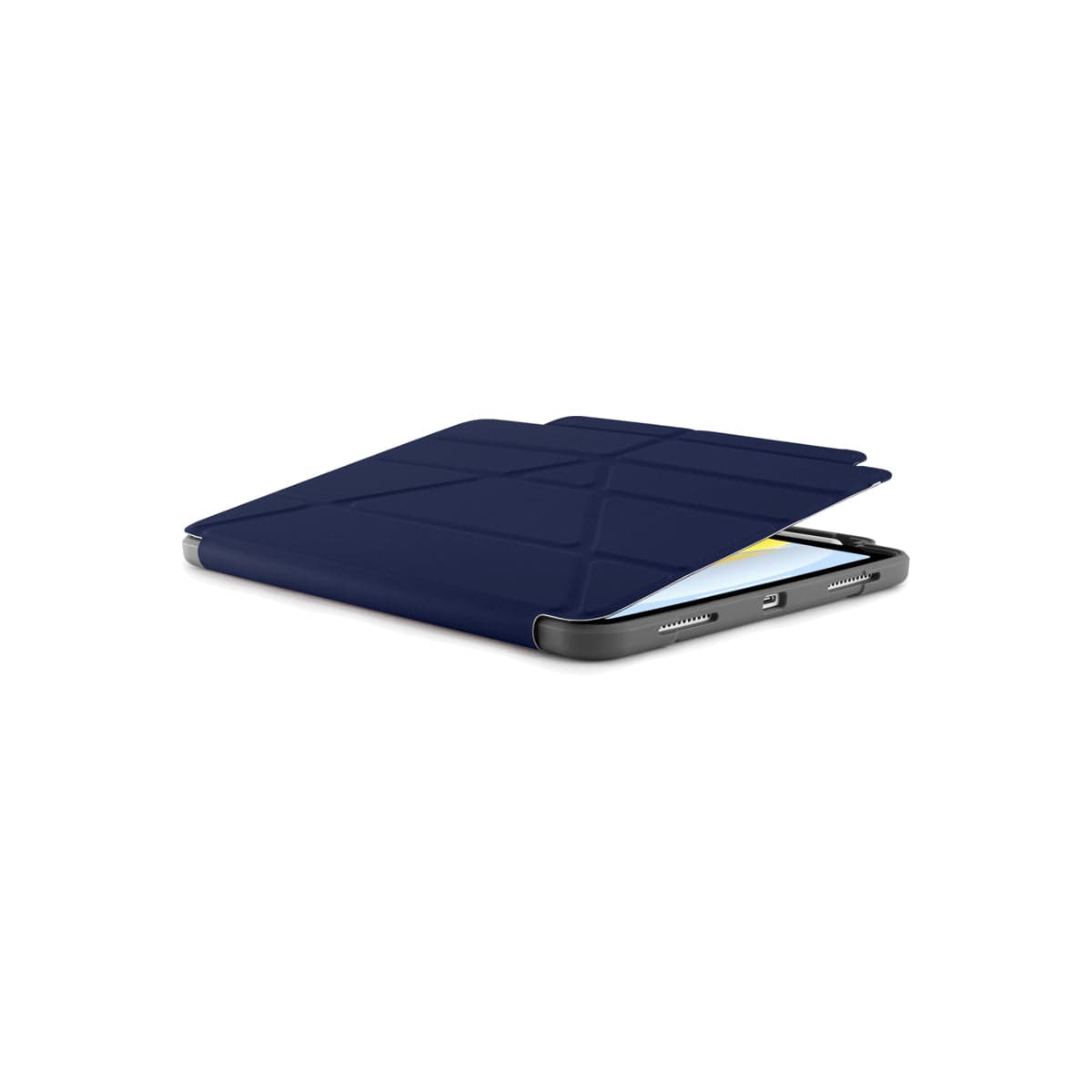 Polohovatelné pouzdro pro iPad 10. gen Pipetto Origami Pencil Shield - tmavě modré - náhled 5