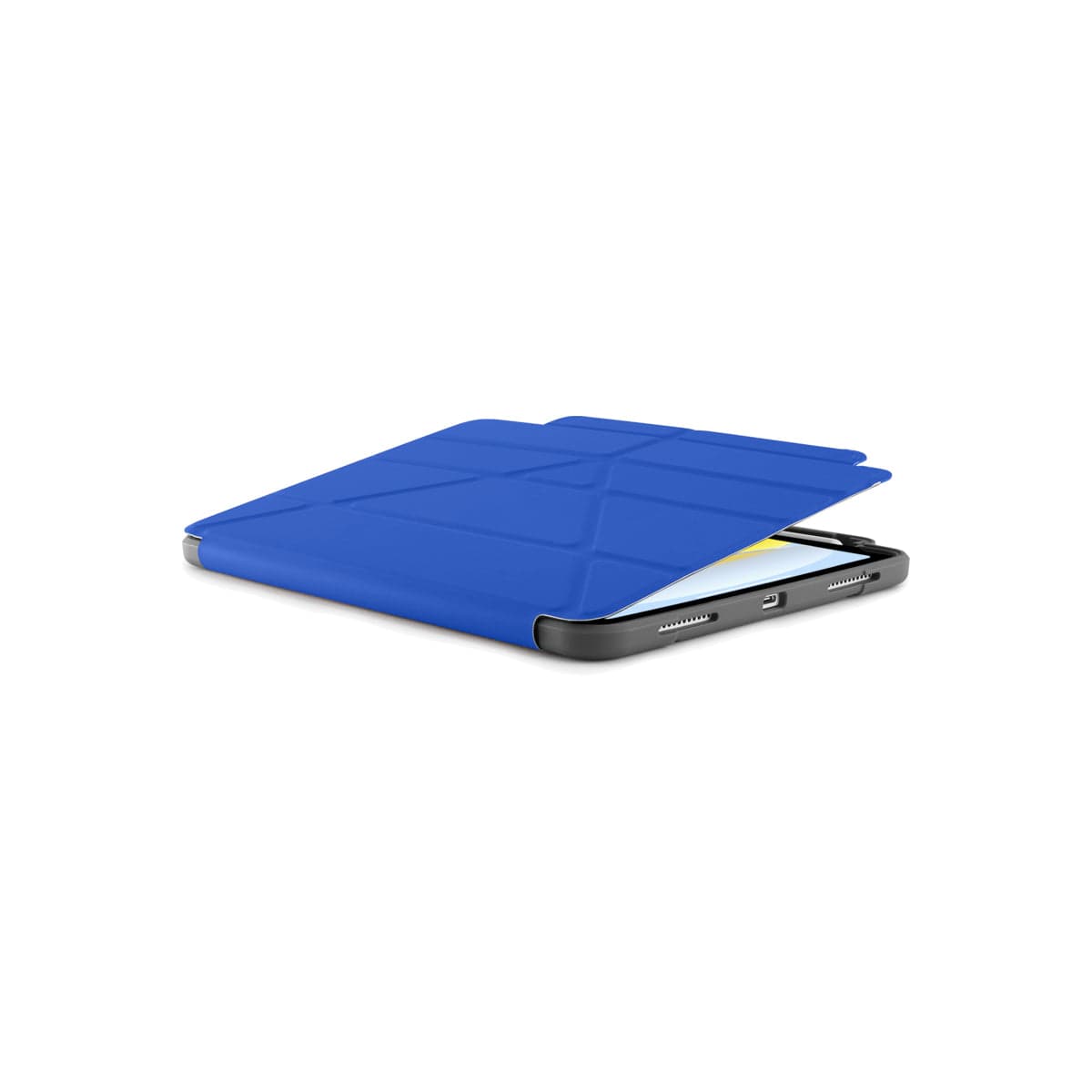 Polohovatelné pouzdro pro iPad 10. gen Pipetto Origami Pencil Shield - modré - náhled 5