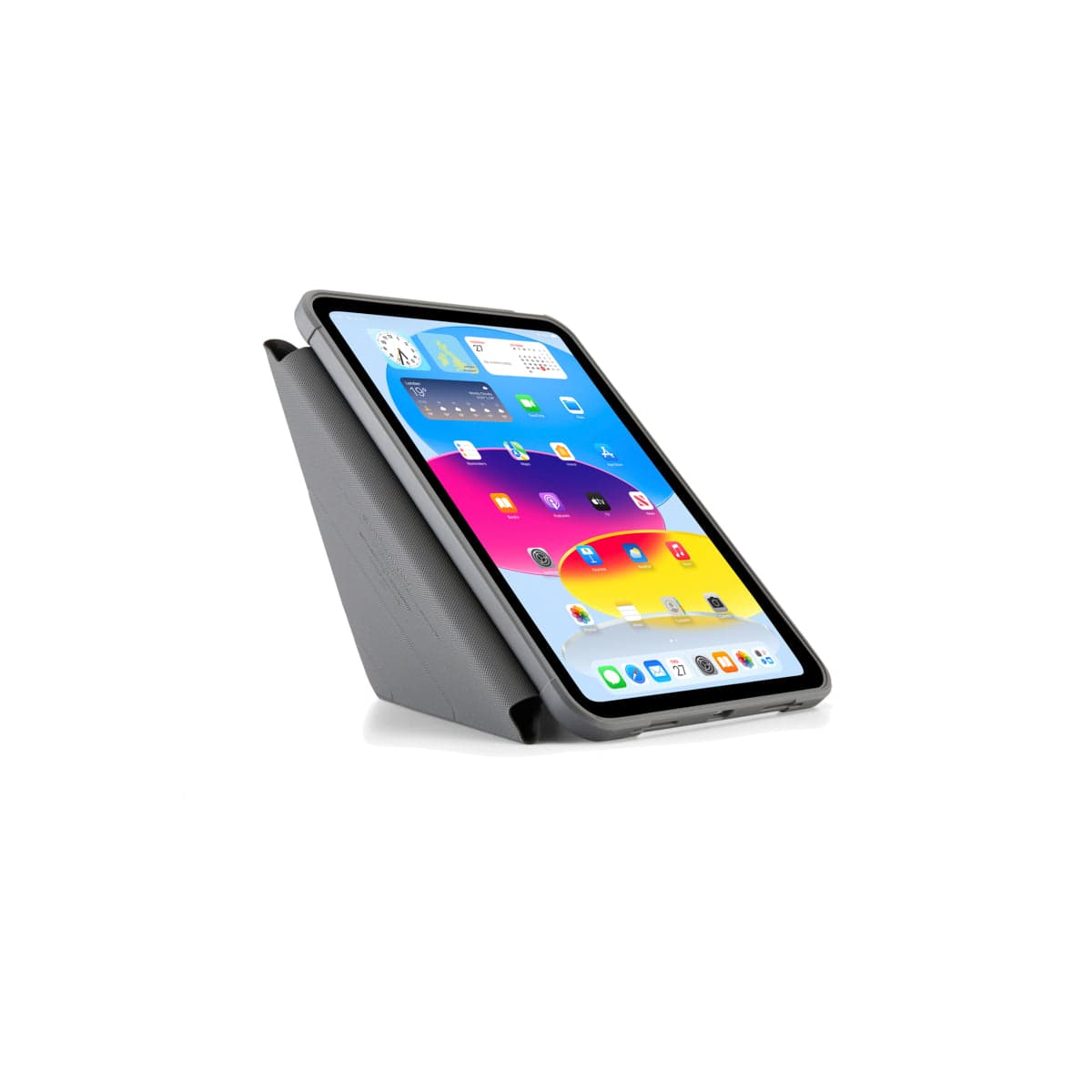 Polohovatelné pouzdro pro iPad 10. gen Pipetto Origami Shield - černé - náhled 3