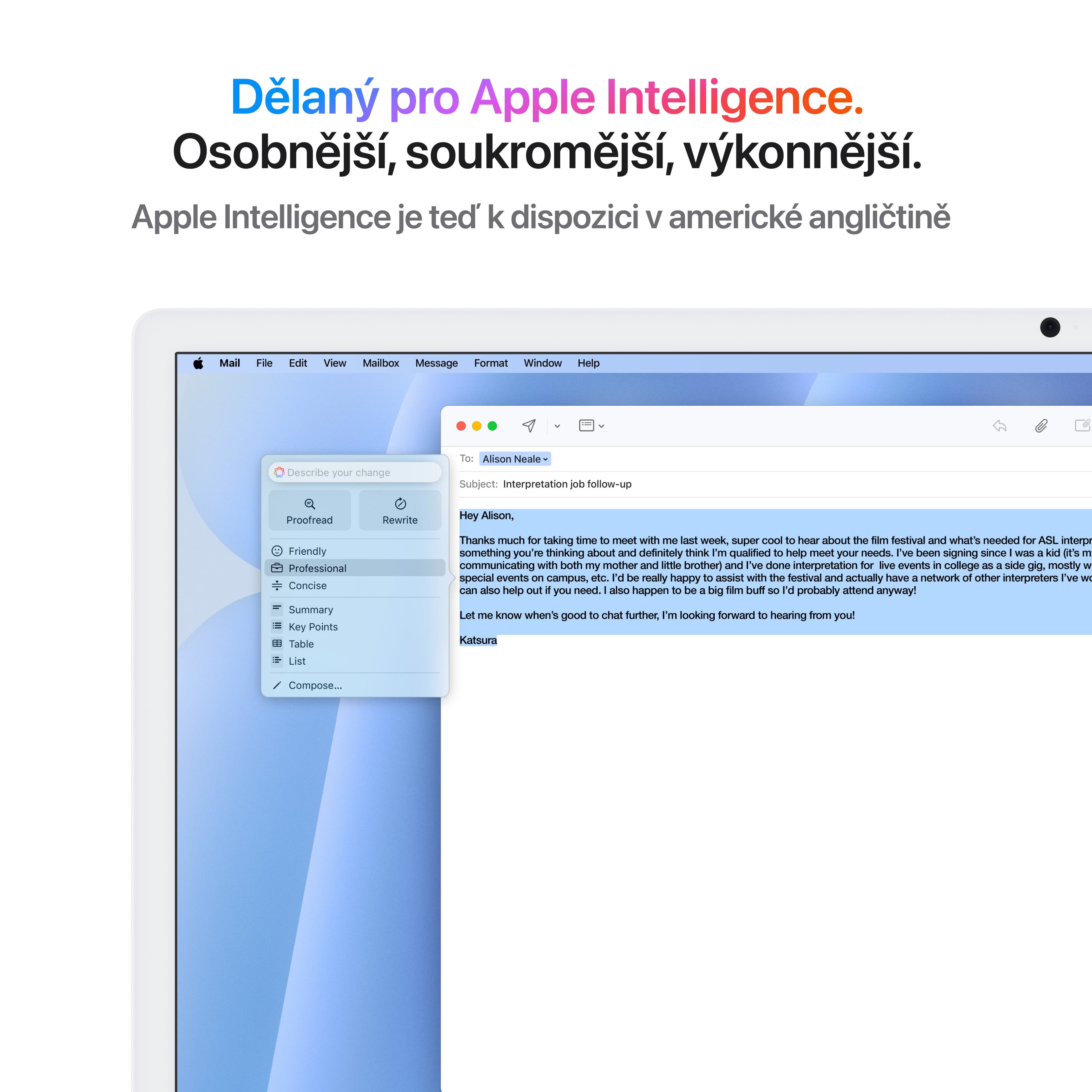 iMac 24“ 4.5K displej, Apple M4 10jádrové CPU, 10jádrové GPU, 24GB, 512GB SSD, CZ - modrý - náhled 5