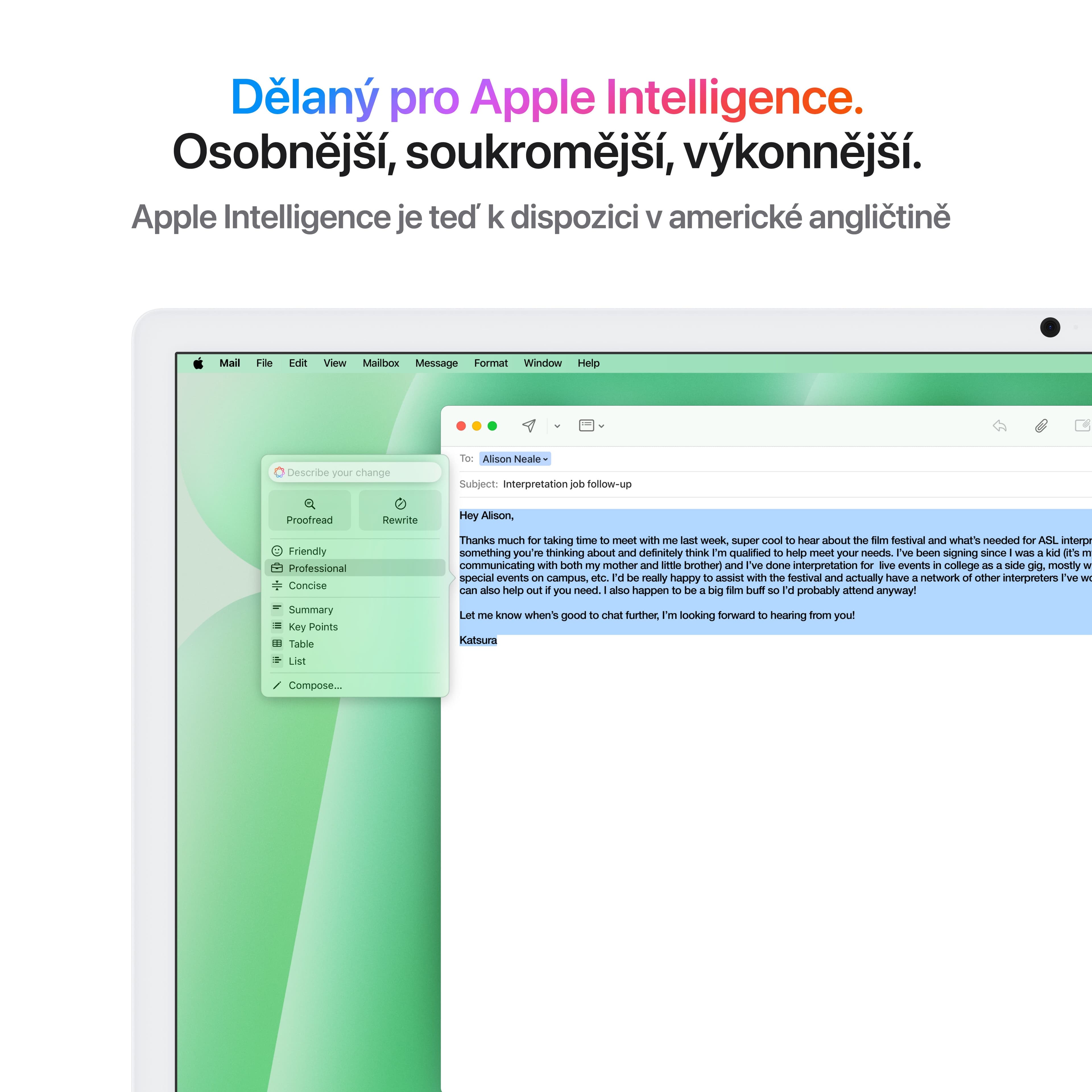 iMac 24“ 4.5K displej, Apple M4 10jádrové CPU, 10jádrové GPU, 16GB, 512GB SSD, CZ - zelený - náhled 5