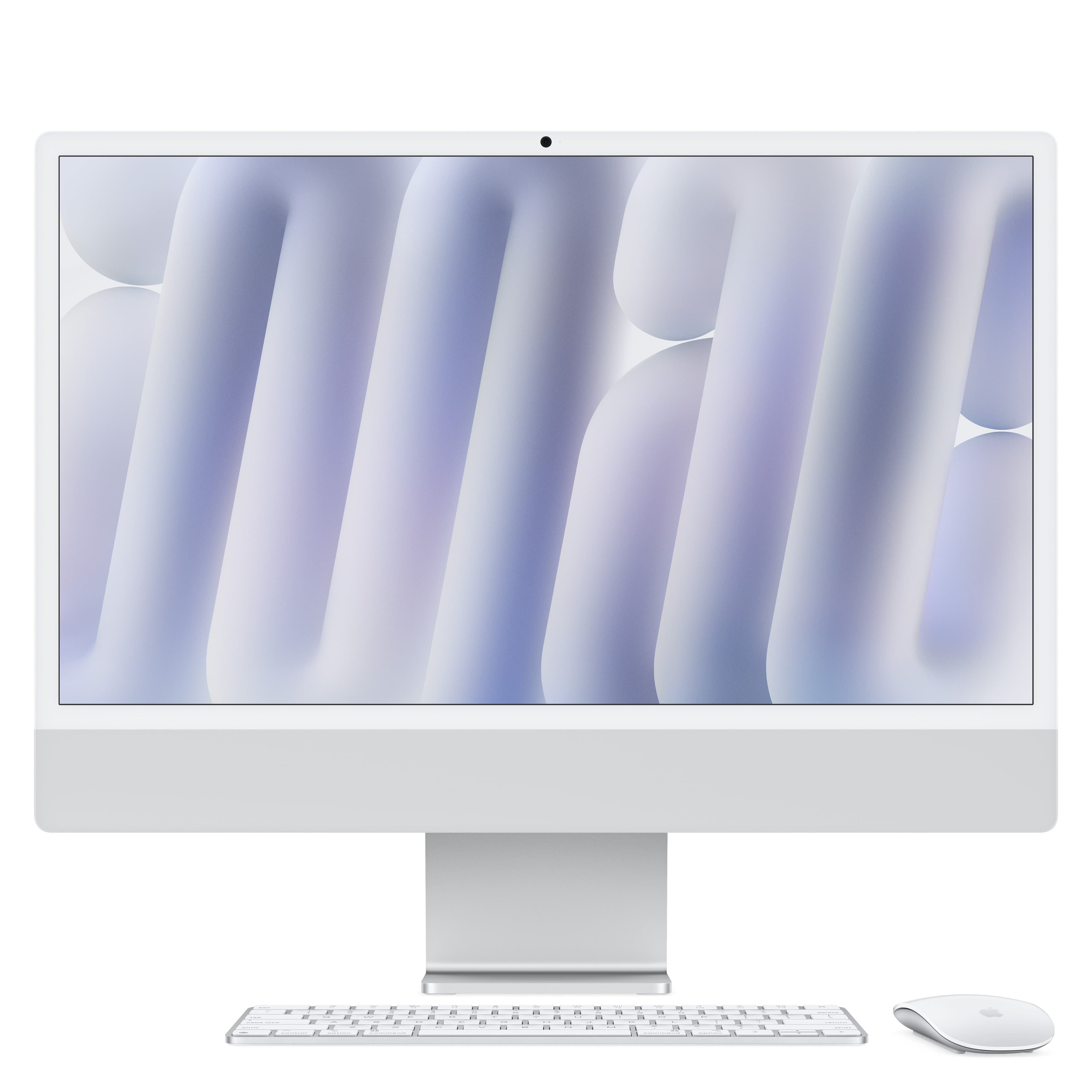 iMac 24“ 4.5K displej, Apple M4 10jádrové CPU, 10jádrové GPU, 16GB, 512GB SSD, CZ - stříbrný