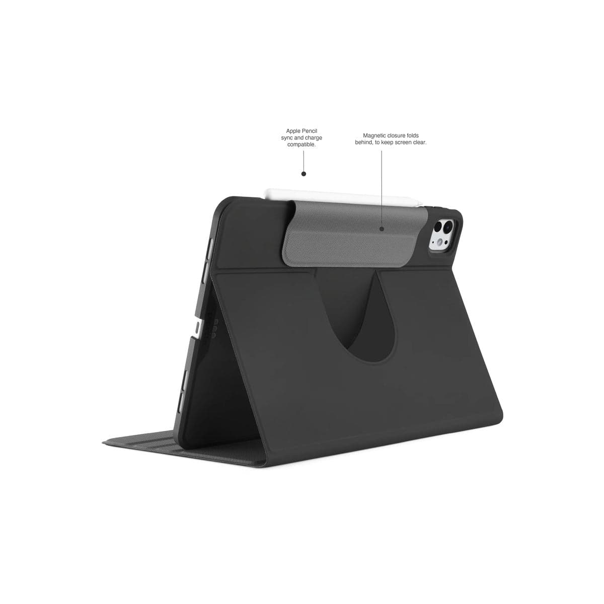 Pouzdro Rotating Folio pro iPad 11" (24/25) Pipetto Origami No5 Rotating Folio Case - černé - náhled 3