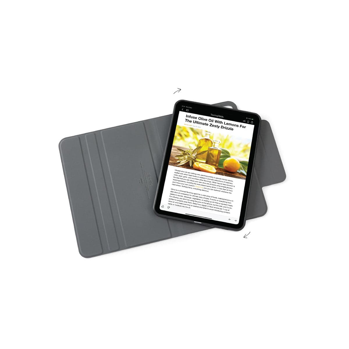 Pouzdro Rotating Folio pro iPad 11" (24/25) Pipetto Origami No5 Rotating Folio Case - černé - náhled 4