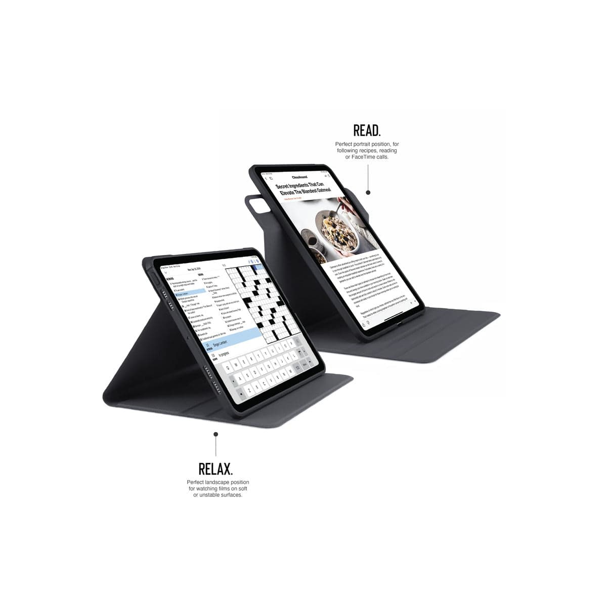 Pouzdro Rotating Folio pro iPad 11" (24/25) Pipetto Origami No5 Rotating Folio Case - černé - náhled 5