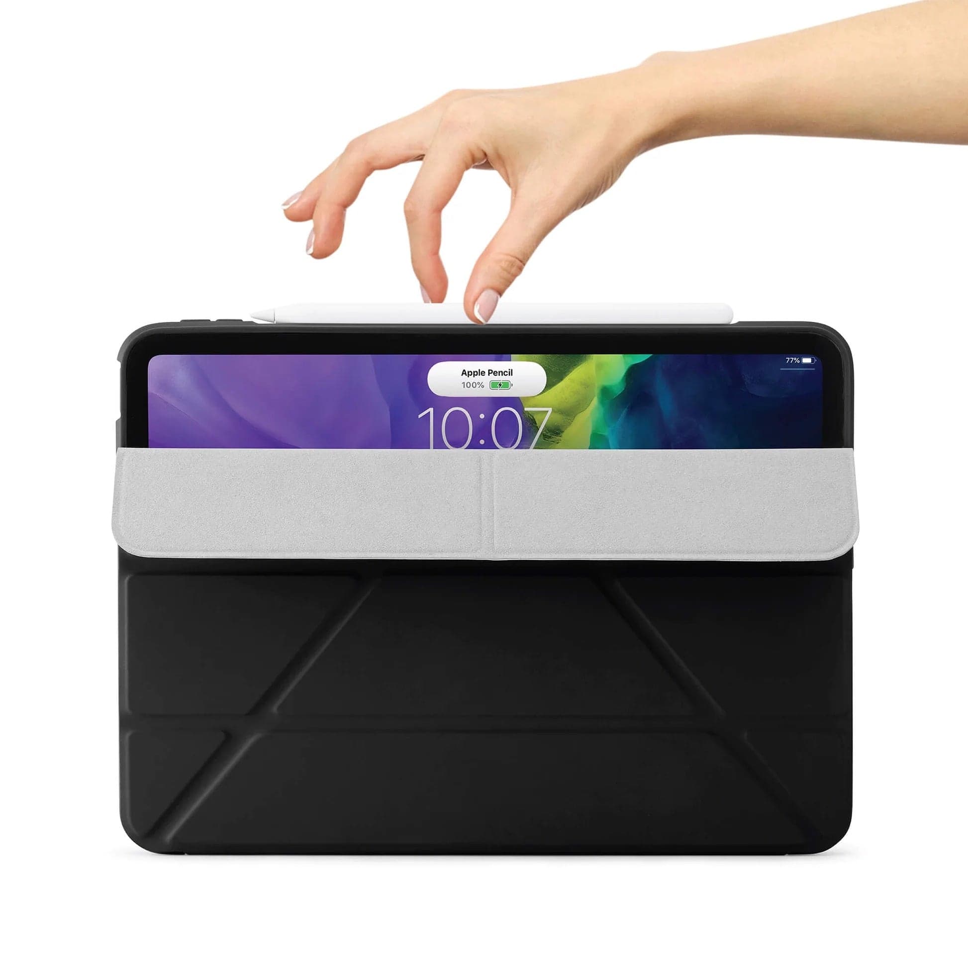 Kryt na iPad iPad Air 10,9" (22/20) a 11" (24/25/26) Pipetto Origami No1 Original Case - černý - náhled 3