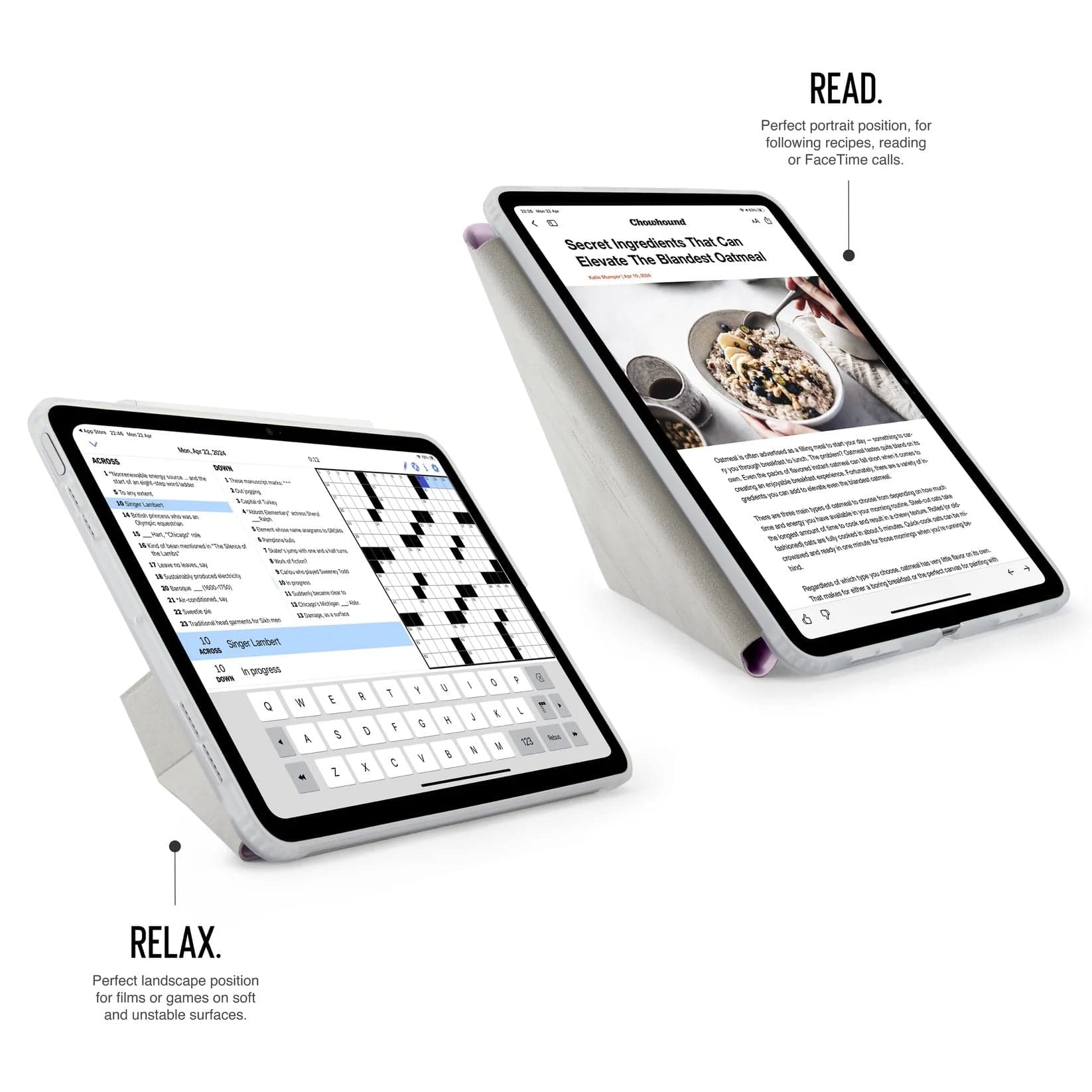 Kryt na iPad Air Pipetto Origami No1 Original Case - fialový - náhled 2