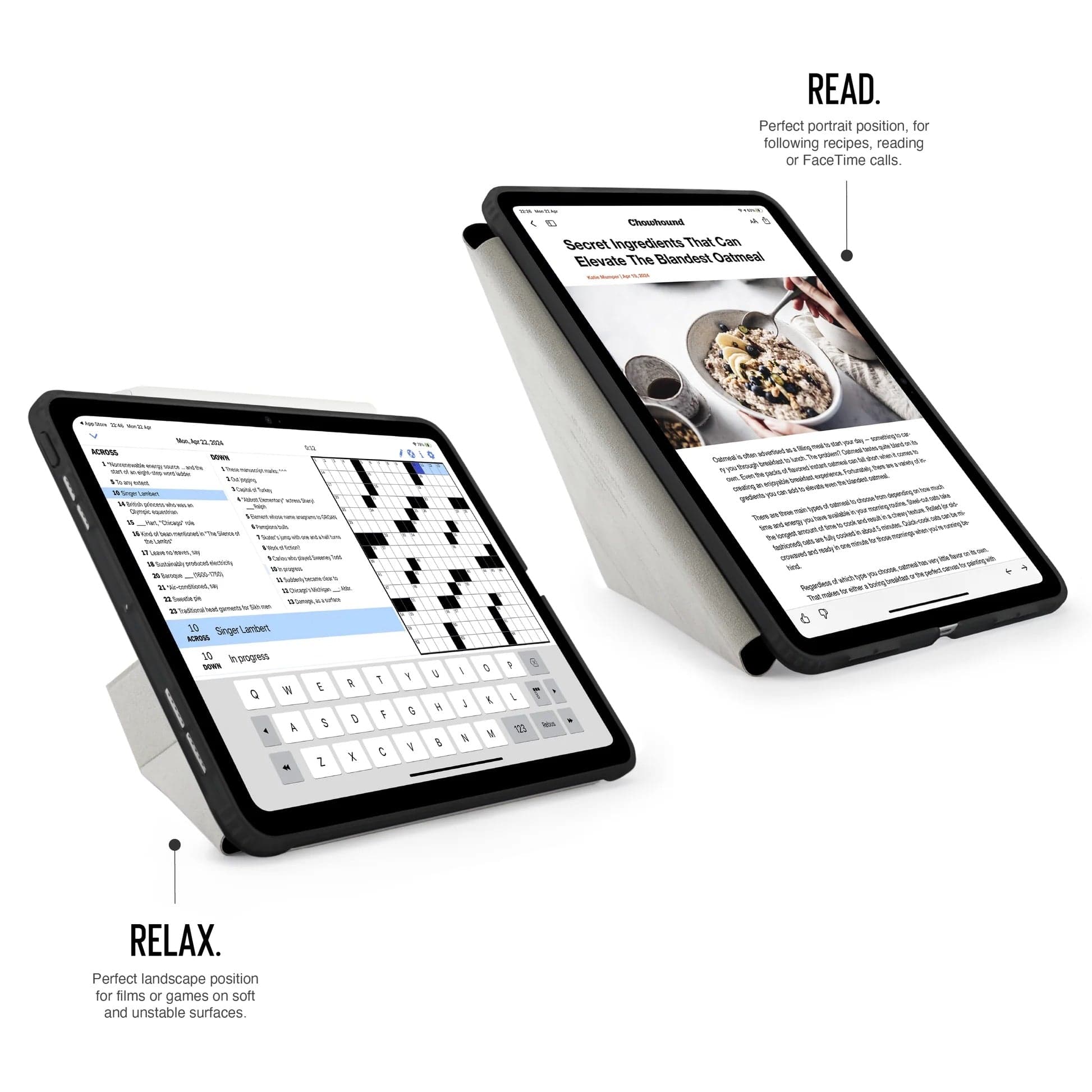 Kryt na iPad Pro 13" (24/25) Pipetto Origami No1 Original Case - černý - náhled 3