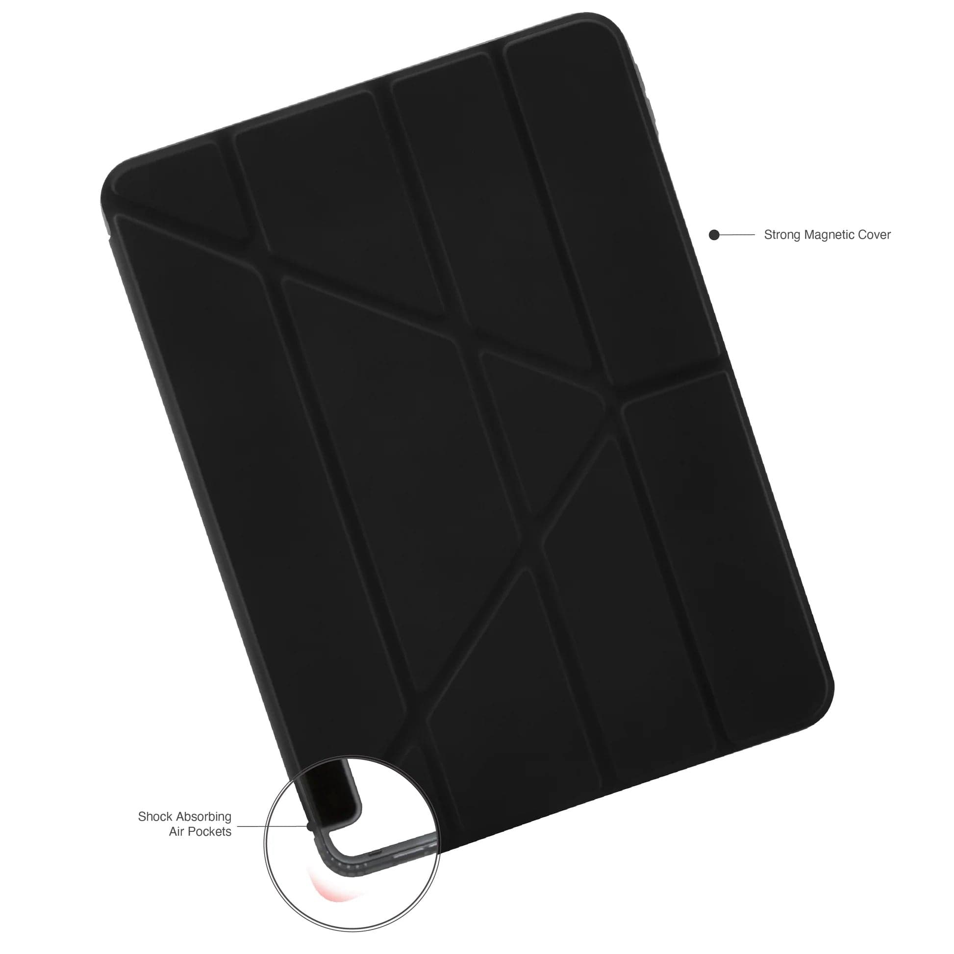 Kryt na iPad Pro 13" (24/25) Pipetto Origami No1 Original Case - černý - náhled 4