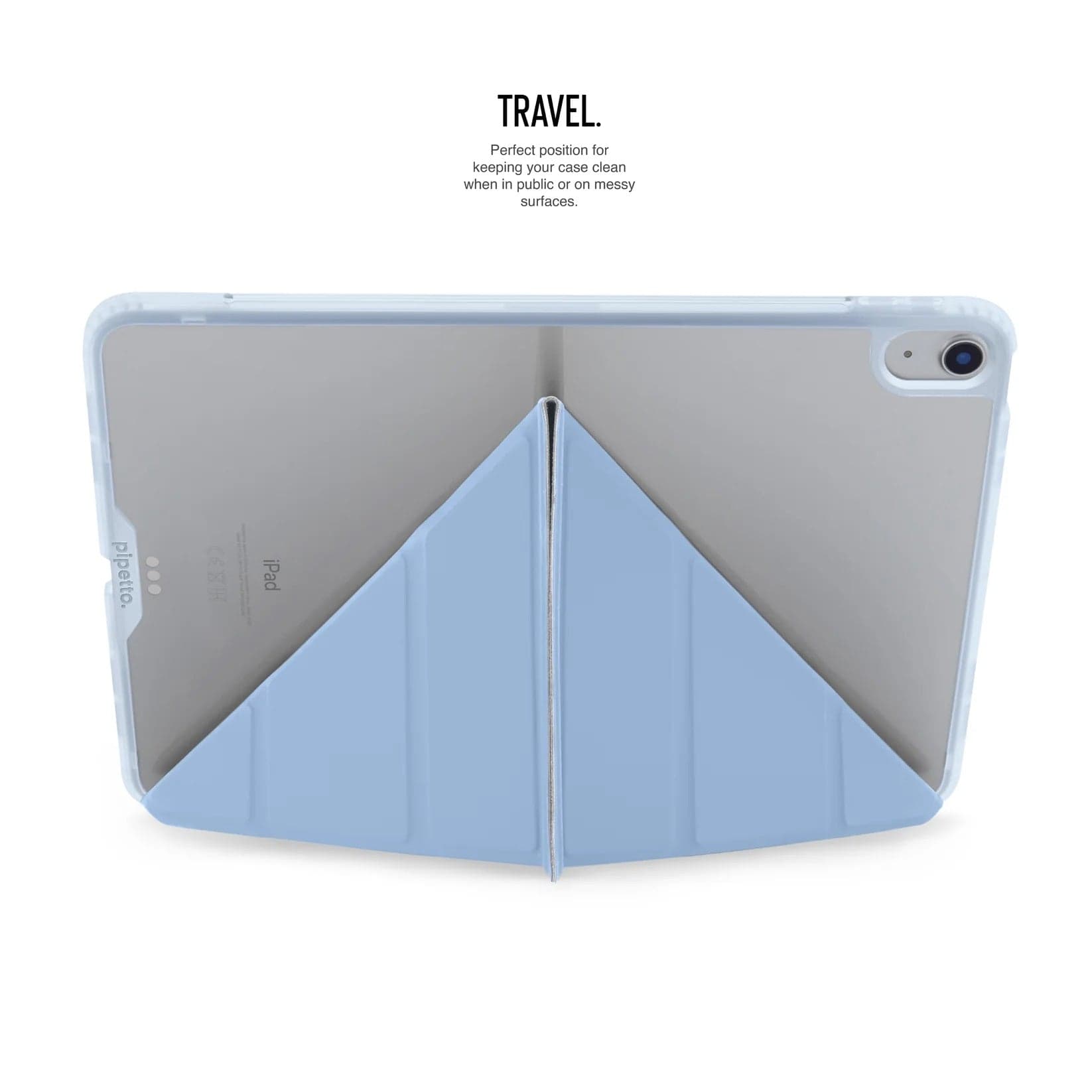 Kryt na iPad Air 13" (24/25/26) Pipetto Origami No1 Original Case - světle modrý - náhled 5