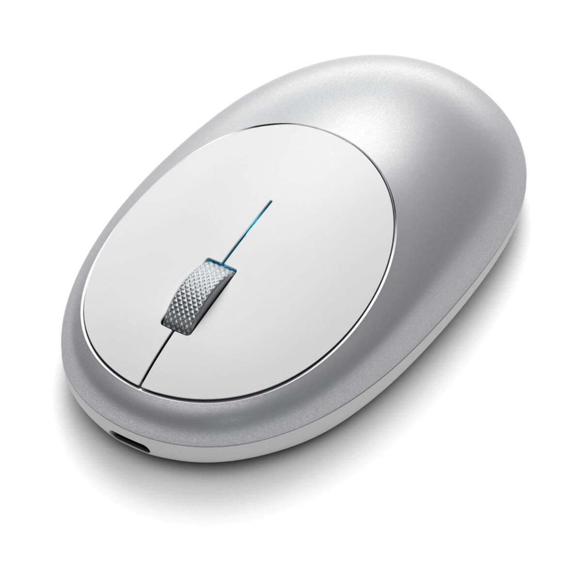 Ergonomická bezdrátová myš Satechi M1 - stříbrná - náhled 2
