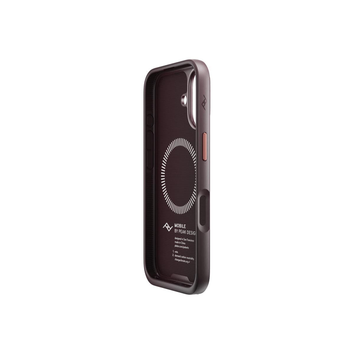 Kryt pro iPhone 16 Peak Design Mobile Everyday Fabric Case - švestkově modrý - náhled 3