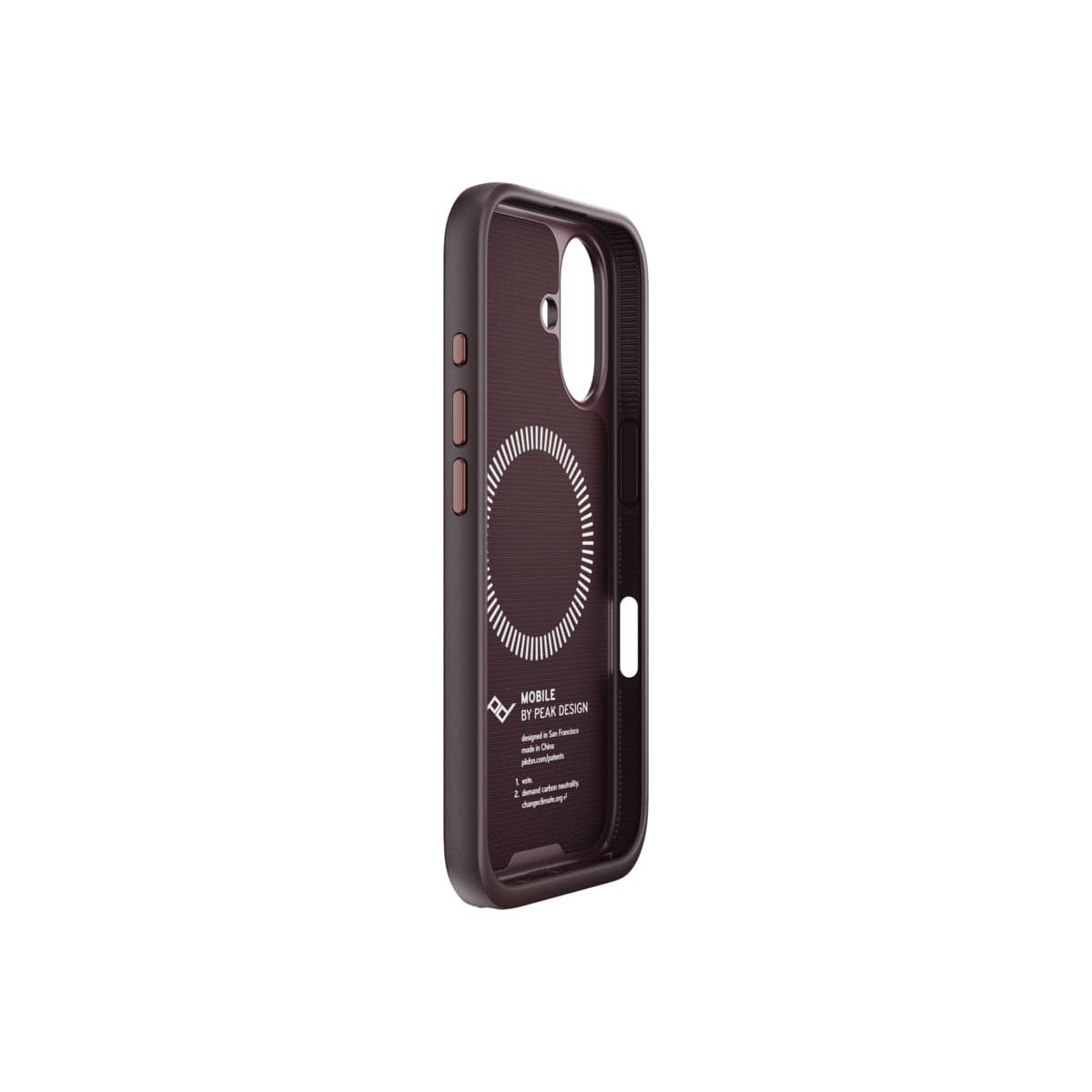 Kryt pro iPhone 16 Peak Design Mobile Everyday Fabric Case - švestkově modrý - náhled 5