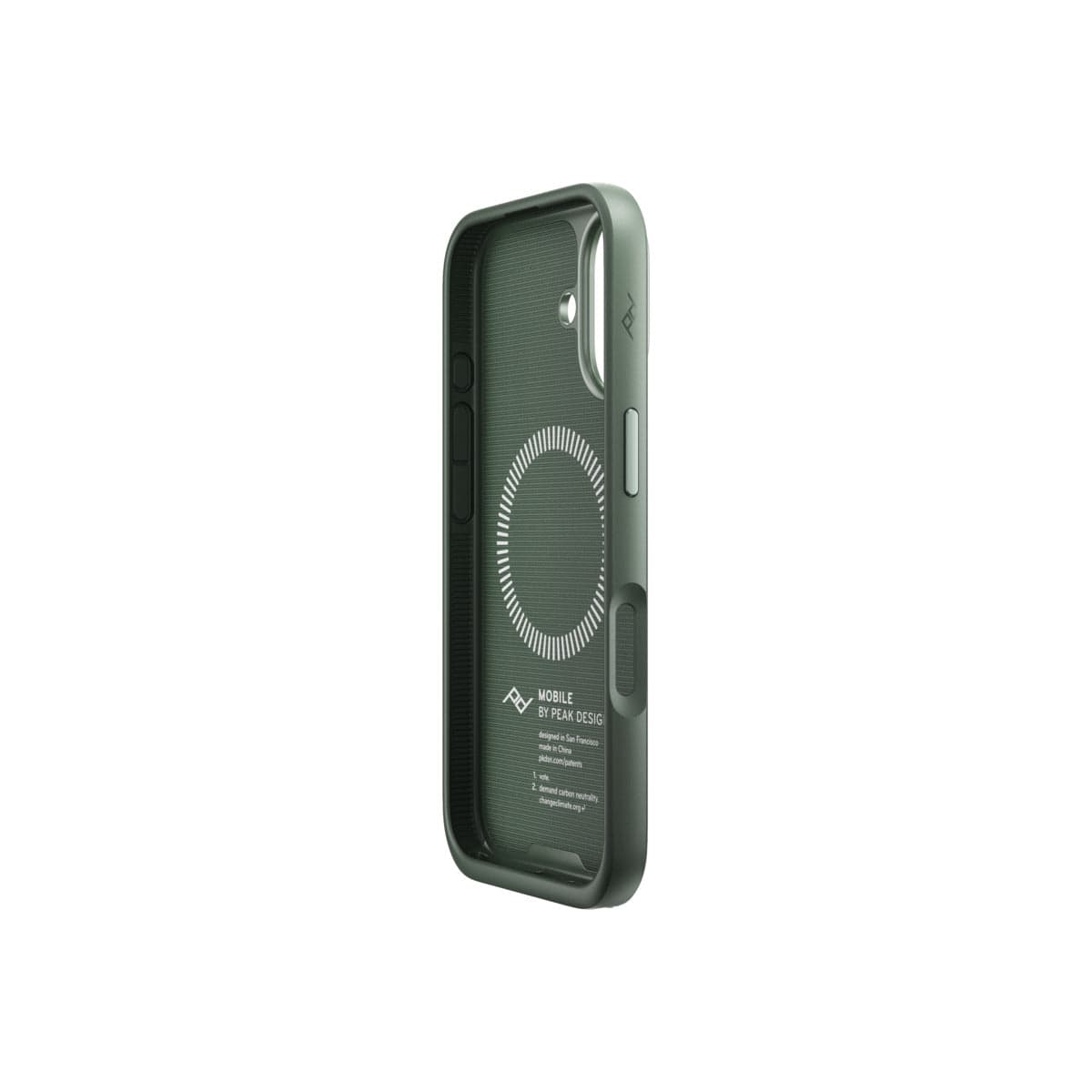 Kryt pro iPhone 16 Peak Design Mobile Everyday Fabric Case - šalvějově zelený - náhled 4
