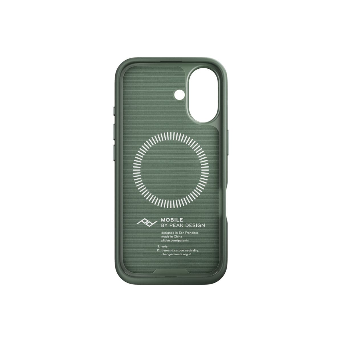 Kryt pro iPhone 16 Peak Design Mobile Everyday Fabric Case - šalvějově zelený - náhled 5