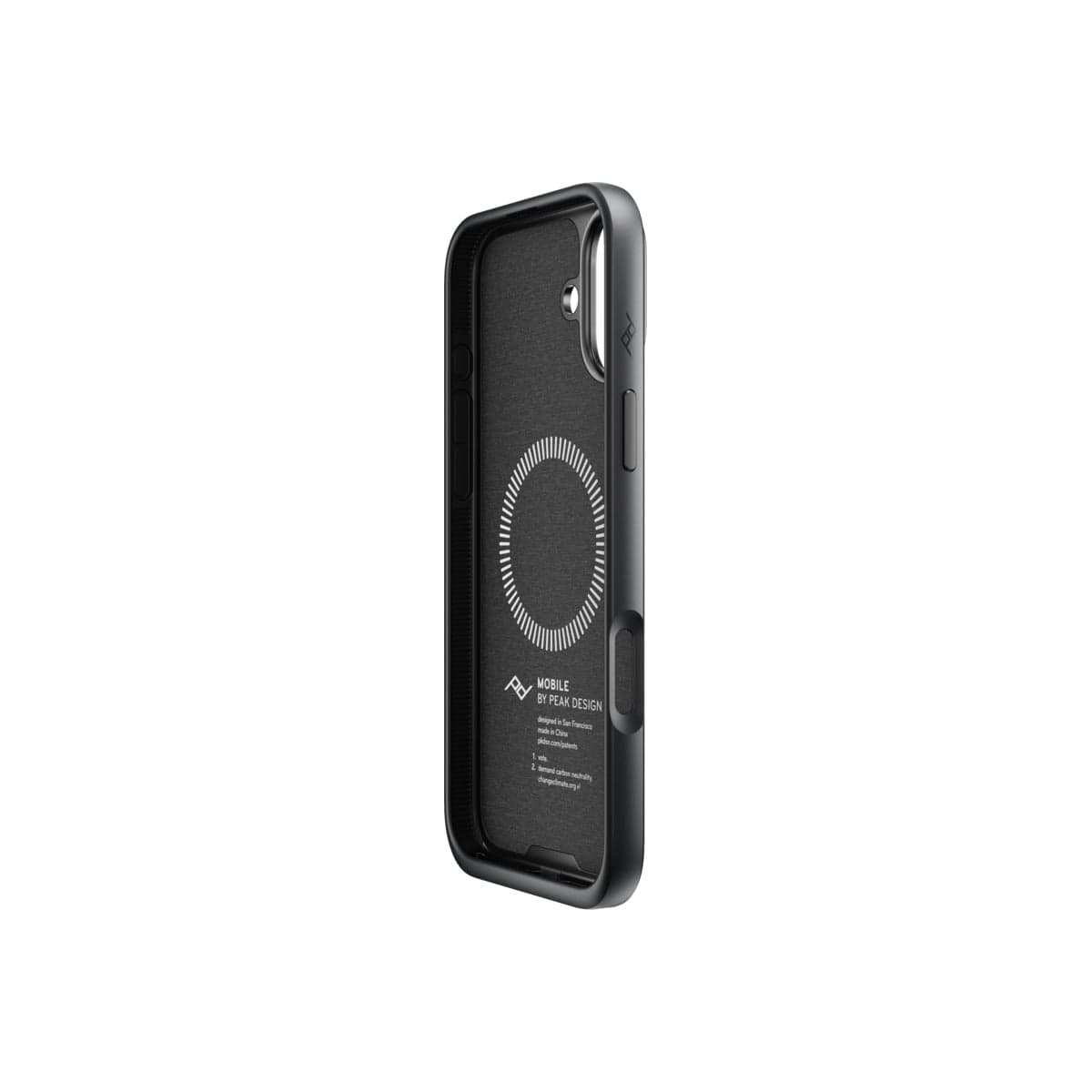 Kryt pro iPhone 16 Plus Peak Design Mobile Everyday Fabric Case - tmavě šedý - náhled 3