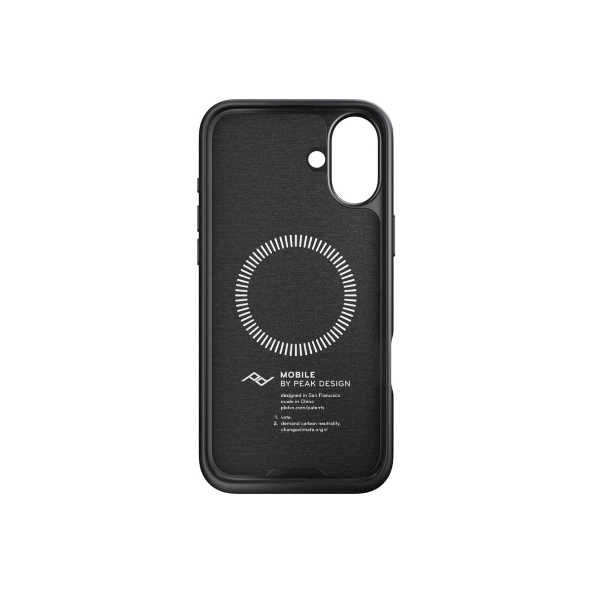 Kryt pro iPhone 16 Plus Peak Design Mobile Everyday Fabric Case - tmavě šedý - náhled 4