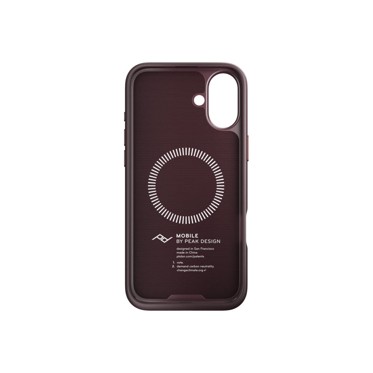 Kryt pro iPhone 16 Plus Peak Design Mobile Everyday Fabric Case - švestkově modrý - náhled 4