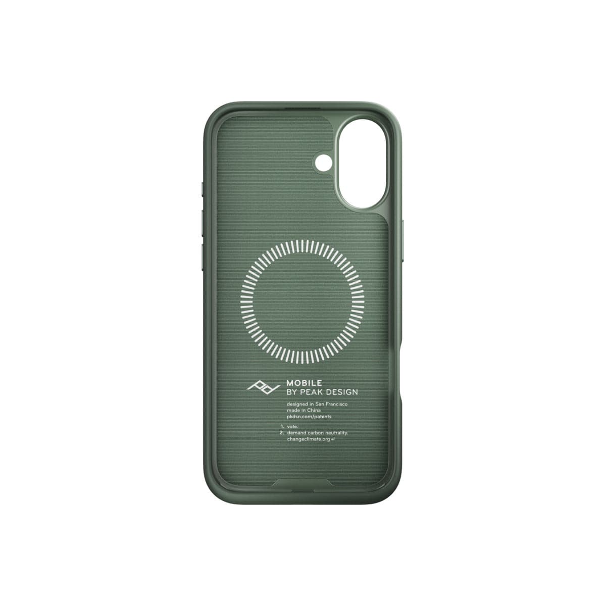 Kryt pro iPhone 16 Plus Peak Design Mobile Everyday Fabric Case - šalvějově zelený - náhled 4