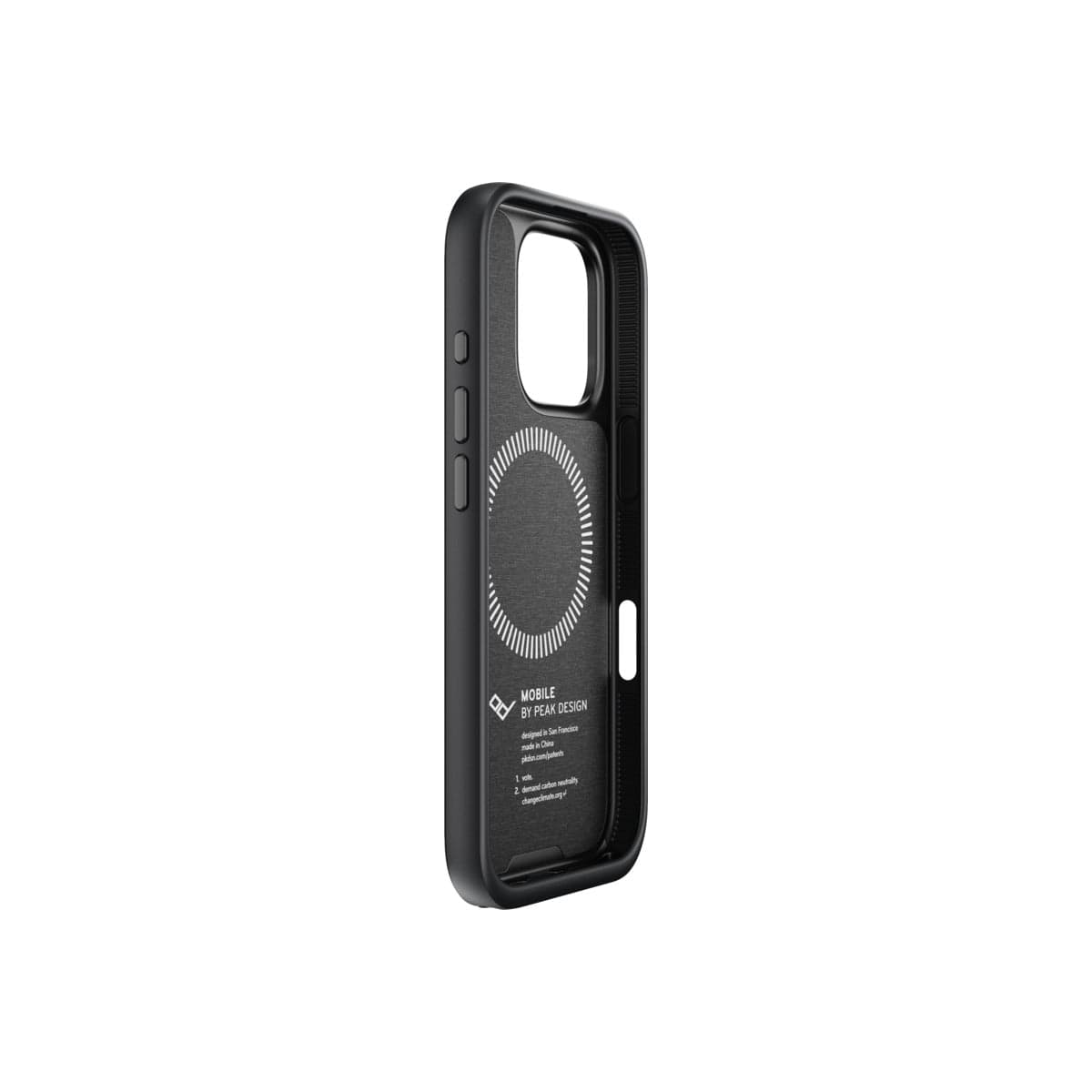 Kryt pro iPhone 16 Pro Peak Design Mobile Everyday Fabric Case - tmavě šedý - náhled 5