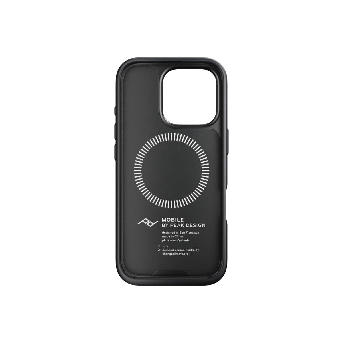 Kryt pro iPhone 16 Pro Peak Design Mobile Everyday Clarino Case - černý - náhled 4