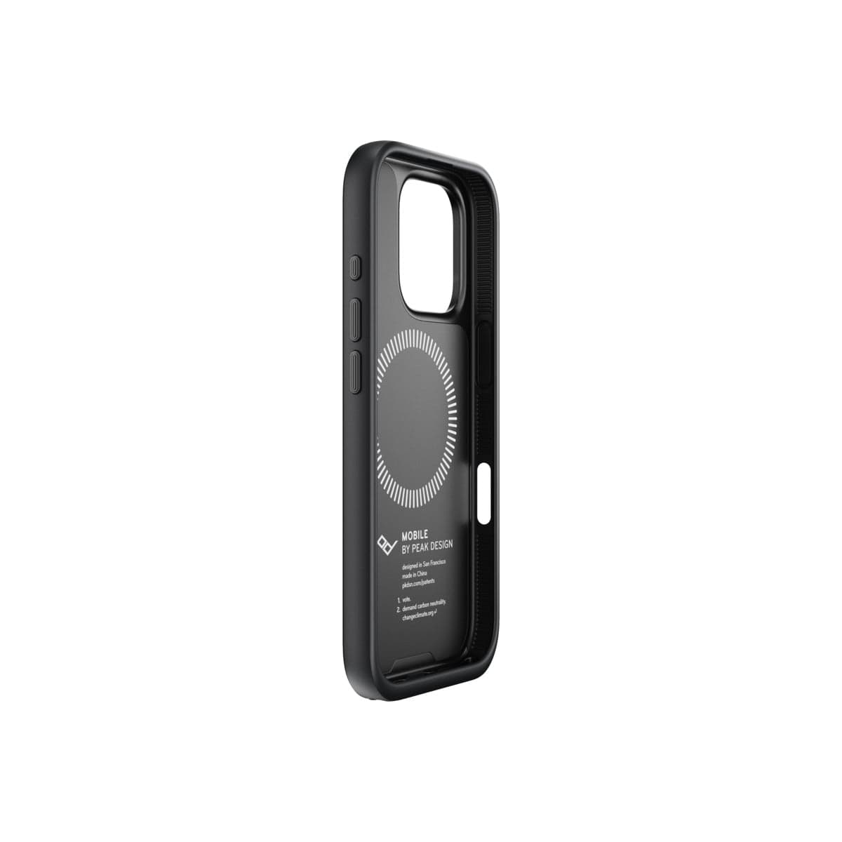Kryt pro iPhone 16 Pro Peak Design Mobile Everyday Clarino Case - černý - náhled 5