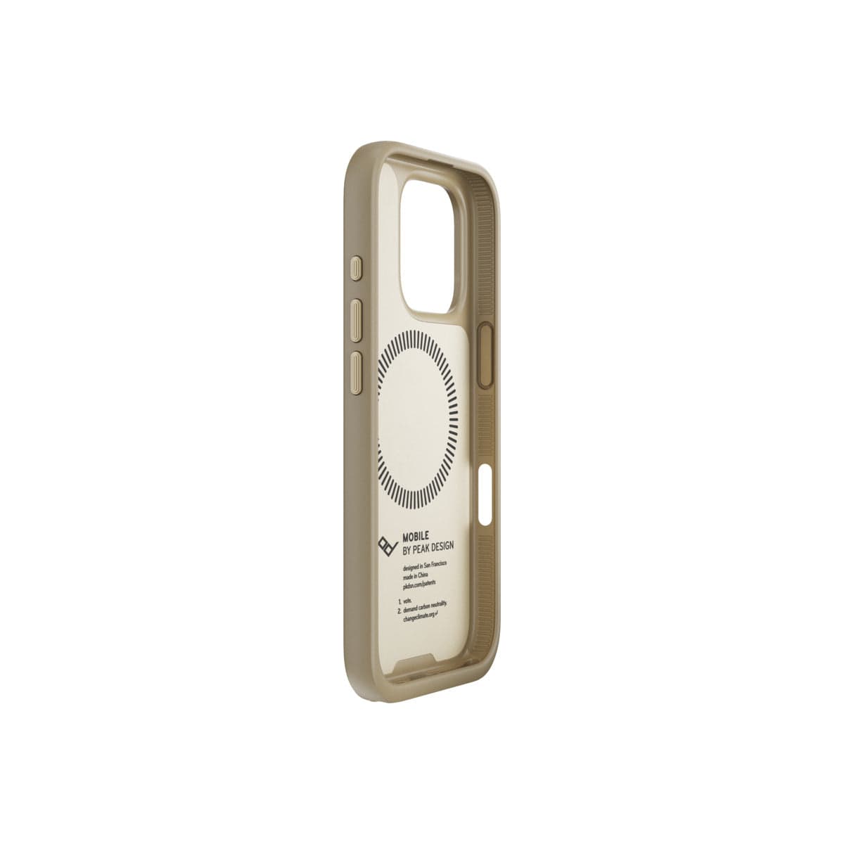 Kryt pro iPhone 16 Pro Peak Design Mobile Everyday Clarino Case - světle béžový - náhled 5