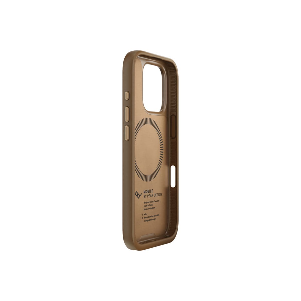 Kryt pro iPhone 16 Pro Peak Design Mobile Everyday Clarino Case - světle hnědý - náhled 5