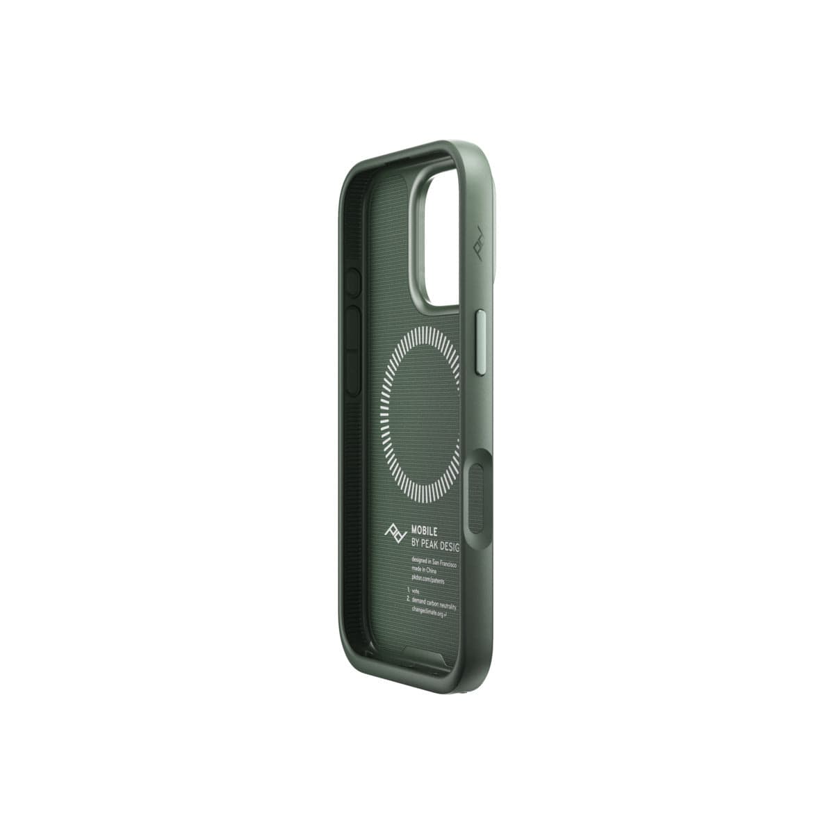 Kryt s poutkem pro iPhone 16 Pro Peak Design Mobile Everyday Loop Case - šalvějově zelený - náhled 4