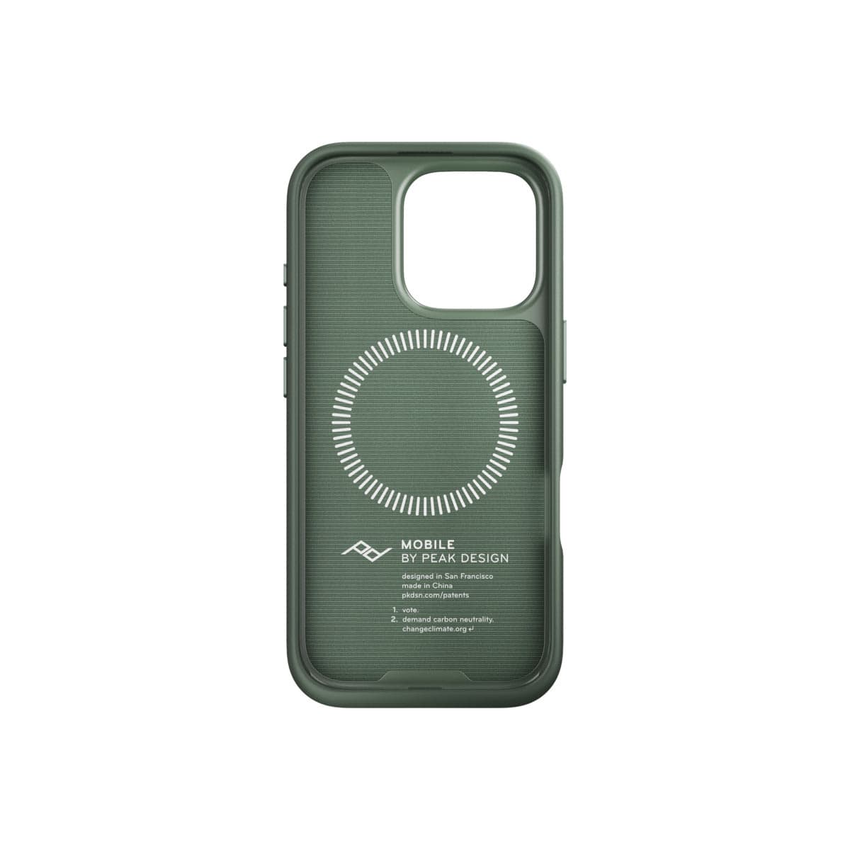 Kryt s poutkem pro iPhone 16 Pro Peak Design Mobile Everyday Loop Case - šalvějově zelený - náhled 5