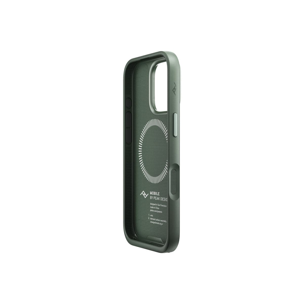 Kryt pro iPhone 16 Pro Peak Design Mobile Everyday Fabric Case - šalvějově zelený - náhled 3