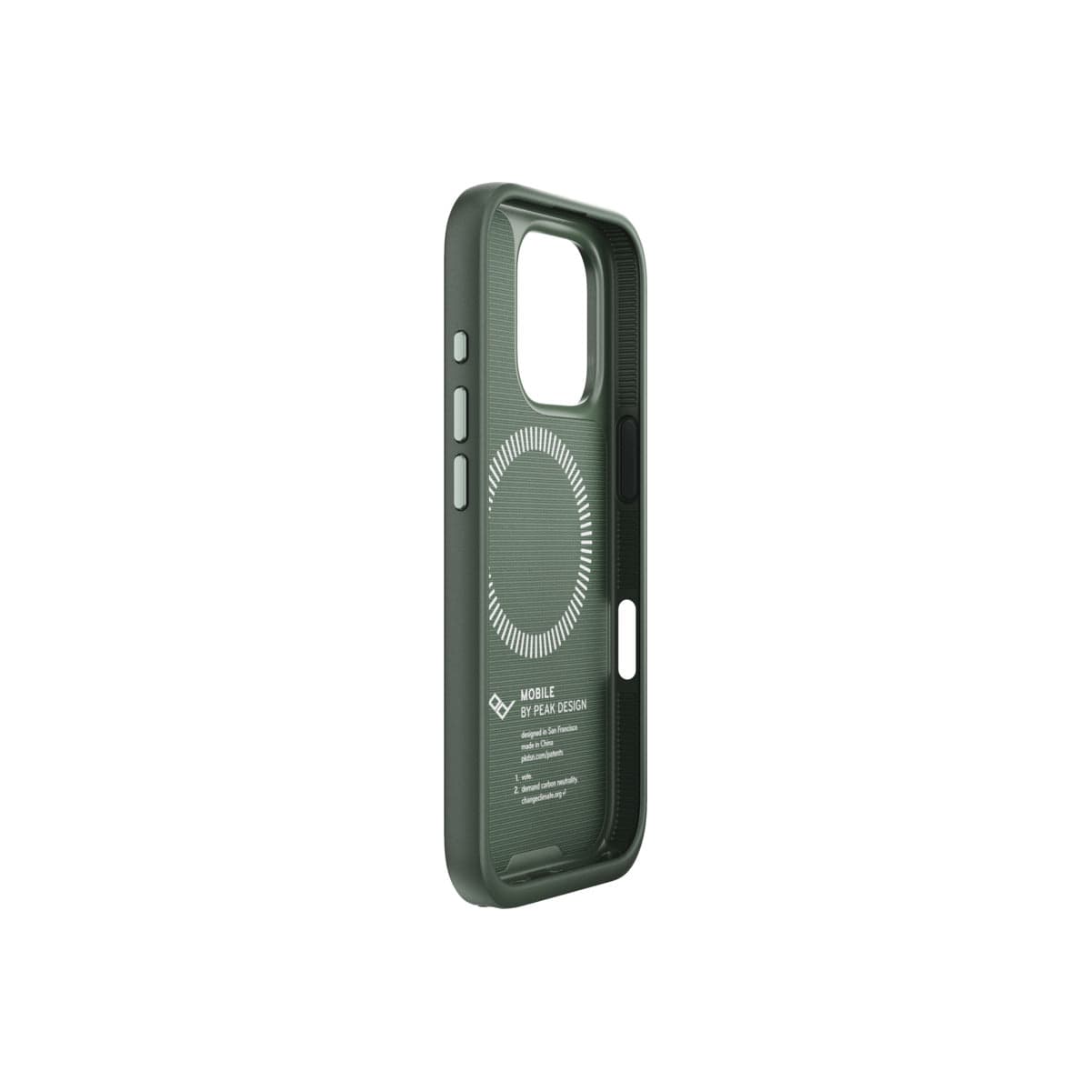 Kryt pro iPhone 16 Pro Peak Design Mobile Everyday Fabric Case - šalvějově zelený - náhled 5