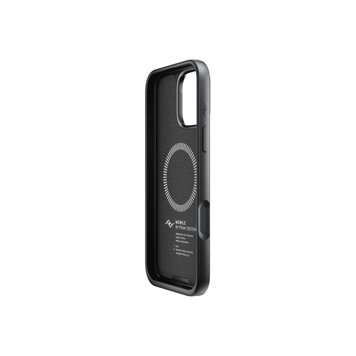 Kryt pro iPhone 16 Pro Max Peak Design Mobile Everyday Fabric Case - tmavě šedý - náhled 3