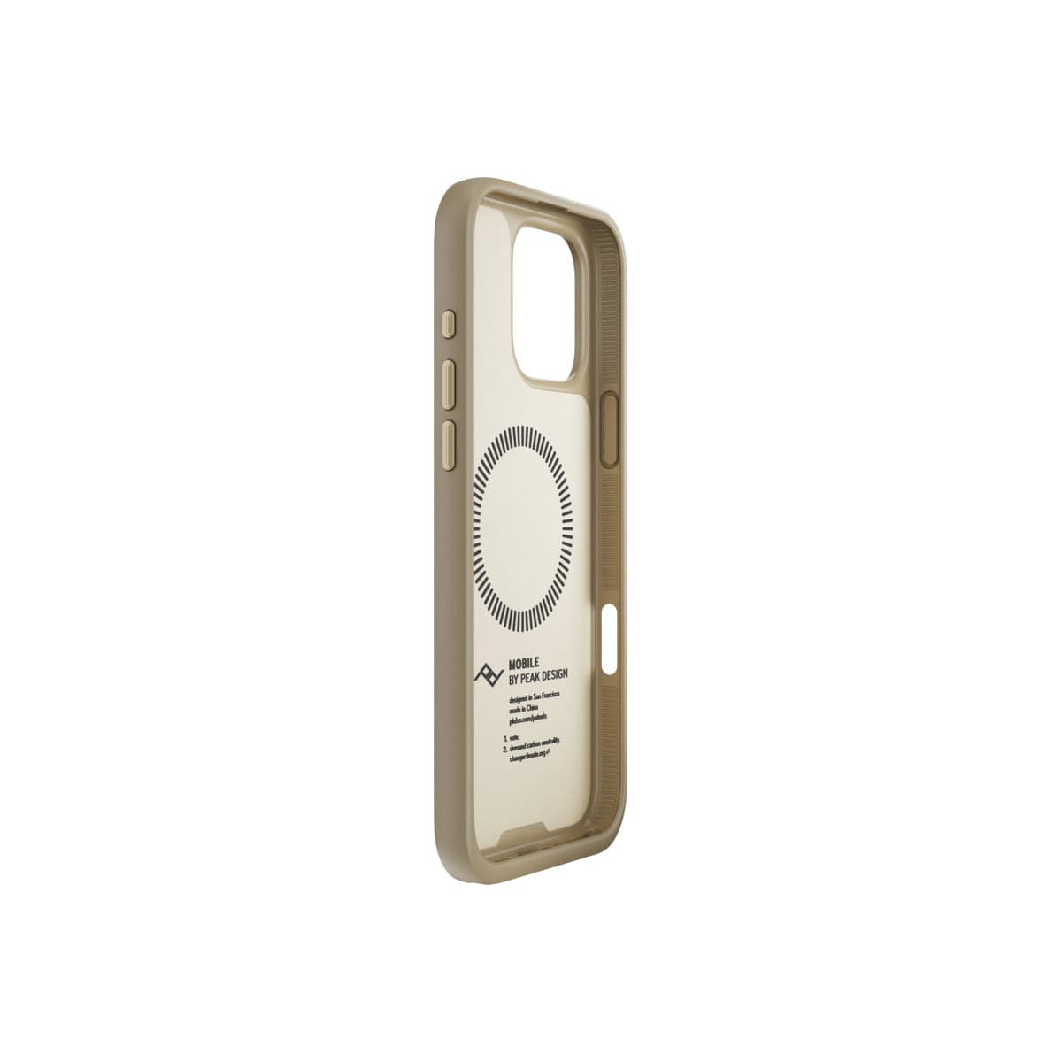 Kryt pro iPhone 16 Pro Max Peak Design Mobile Everyday Clarino Case - světle béžový - náhled 5