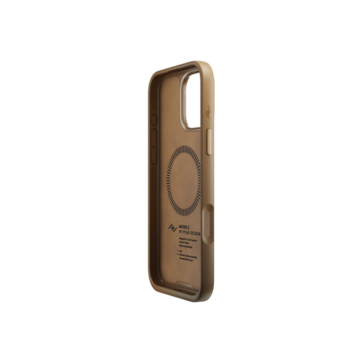 Kryt pro iPhone 16 Pro Max Peak Design Mobile Everyday Clarino Case - světle hnědý - náhled 3