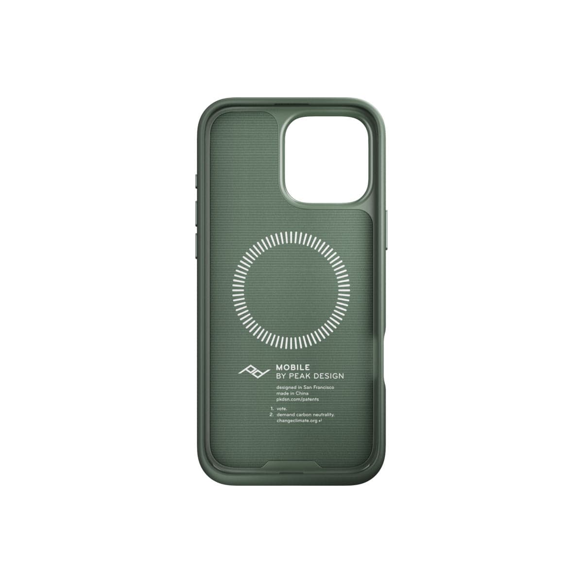 Kryt pro iPhone 16 Pro Max Peak Design Mobile Everyday Fabric Case - šalvějově zelený - náhled 5