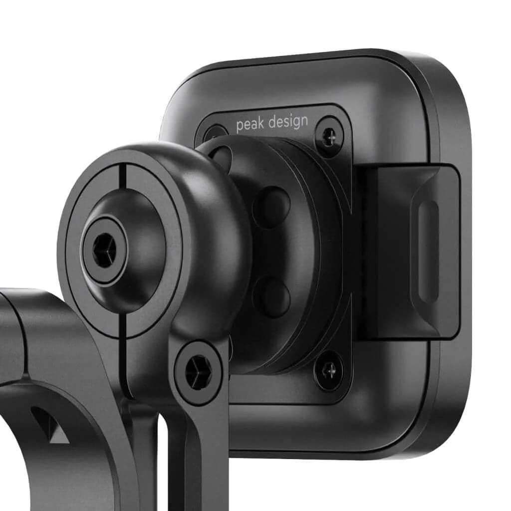 Držák s pojistkou na řídítka Peak Design Mobile Motorcycle Mount V2 - černý - náhled 3
