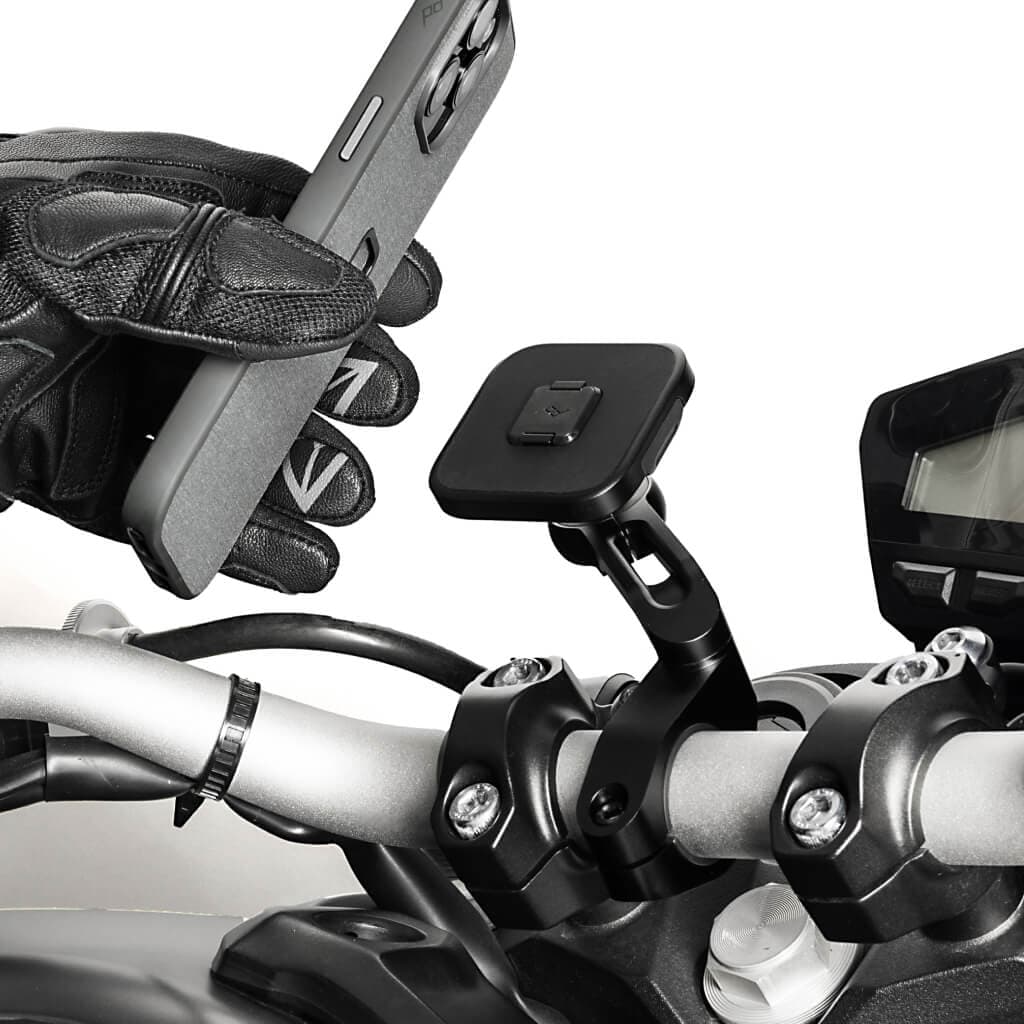 Držák s pojistkou na řídítka Peak Design Mobile Motorcycle Mount V2 - černý - náhled 4