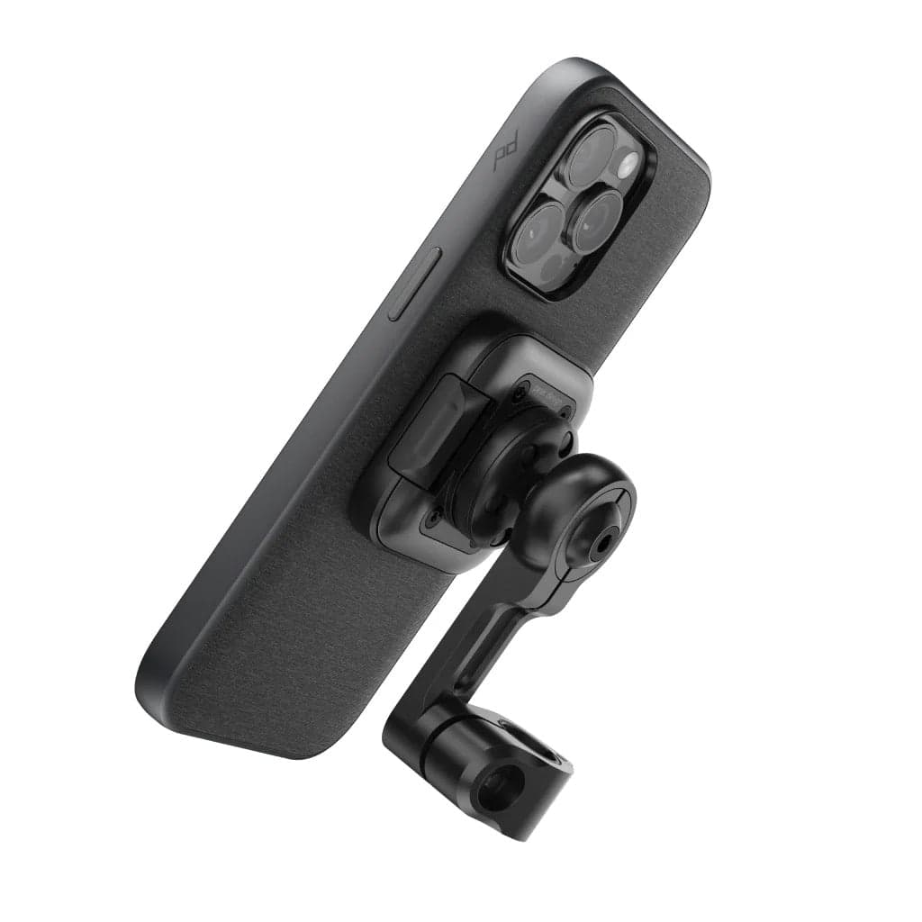 Držák s pojistkou na zrcátka Peak Design Mobile Motorcycle Mirror Mount - černý - náhled 2
