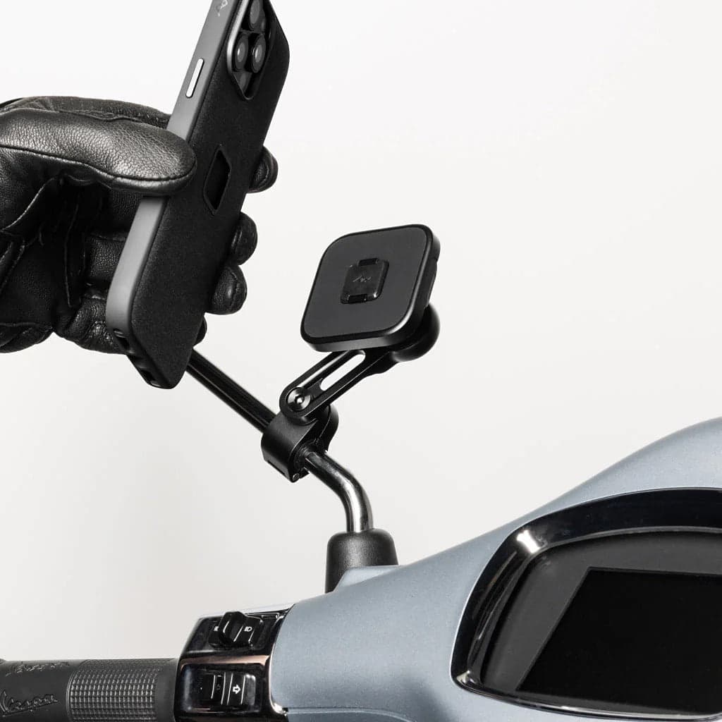 Držák s pojistkou na zrcátka Peak Design Mobile Motorcycle Mirror Mount - černý - náhled 4